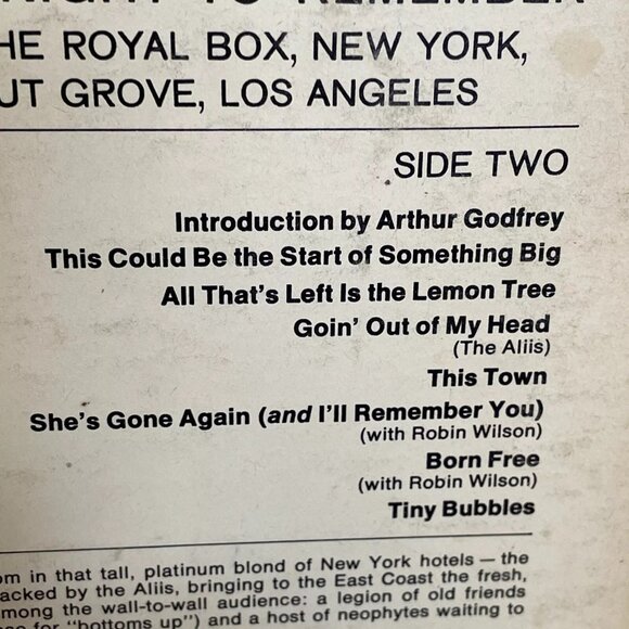 Don Ho And The Aliis East Coast West Coast (Vinyl, 1967) Reprise RS 6244 Good+ - Picture 5 of 12